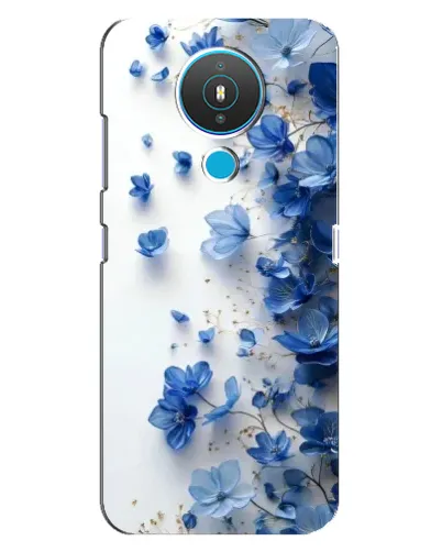 Чехол для Nokia 1.4 с картинкой «Голубой цветочный каскад» Чехол для Nokia 1.4 с картинкой «Голубой цветочный каскад»