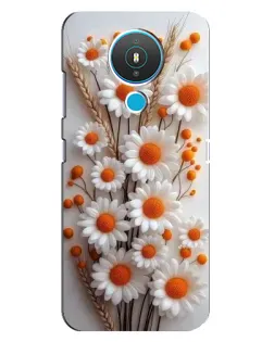 Чехол для Nokia 1.4 с картинкой «Белые сухоцветы» Чехол для Nokia 1.4 с картинкой «Белые сухоцветы»