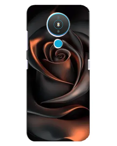 Чехол для Nokia 1.4 с картинкой «Шелковая черная роза» Чехол для Nokia 1.4 с картинкой «Шелковая черная роза»