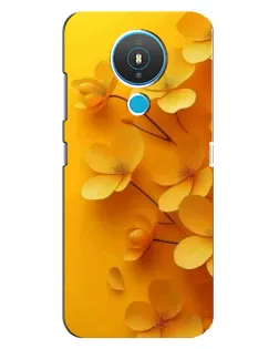 Чехол для Nokia 1.4 с картинкой «Золотые лепестки» Чехол для Nokia 1.4 с картинкой «Золотые лепестки»