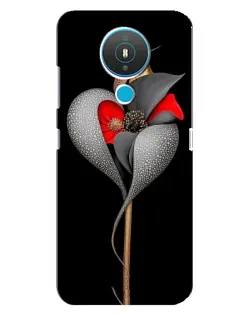 Чехол для Nokia 1.4 с картинкой «Серебряный фантазийный цветок» Чехол для Nokia 1.4 с картинкой «Серебряный фантазийный цветок»