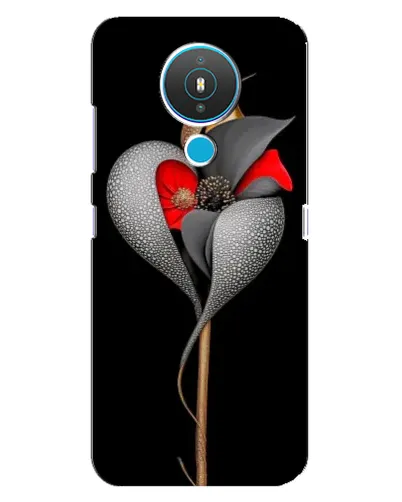 Чехол для Nokia 1.4 с картинкой «Серебряный фантазийный цветок» Чехол для Nokia 1.4 с картинкой «Серебряный фантазийный цветок»