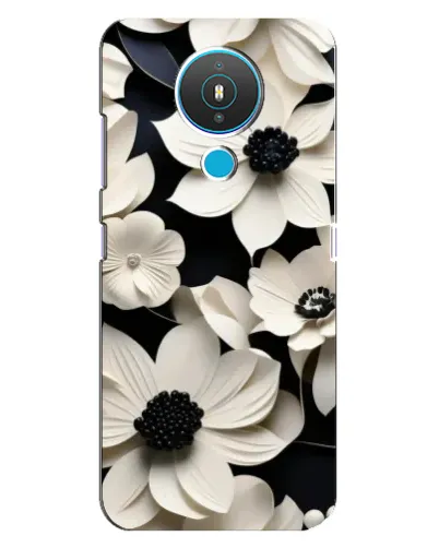 Чехол для Nokia 1.4 с картинкой «Объемные белые цветы» Чехол для Nokia 1.4 с картинкой «Объемные белые цветы»