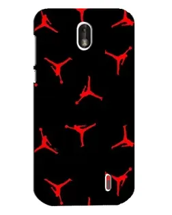 Чохол для Nokia 1 з картинкою «Jordan Red Pattern» Чохол для Nokia 1 з картинкою «Jordan Red Pattern»