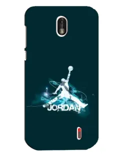 Чохол для Nokia 1 з картинкою «Jordan Blue Fire» Чохол для Nokia 1 з картинкою «Jordan Blue Fire»