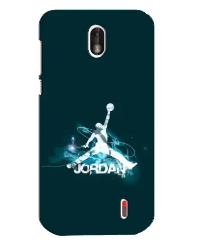 Чохол для Nokia 1 з картинкою «Jordan Blue Fire» Чохол для Nokia 1 з картинкою «Jordan Blue Fire»