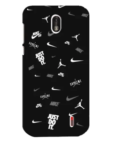 Чохол для Nokia 1 з картинкою «Nike Black Pattern» Чохол для Nokia 1 з картинкою «Nike Black Pattern»