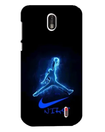 Чохол для Nokia 1 з картинкою «Jordan Neon Blue» Чохол для Nokia 1 з картинкою «Jordan Neon Blue»