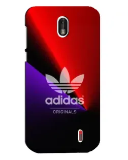 Чехол для Nokia 1 с картинкой «Adidas Red Neon»
