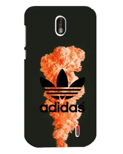 Чехол для Nokia 1 с картинкой «Оранжевый дым Adidas» Чехол для Nokia 1 с картинкой «Оранжевый дым Adidas»