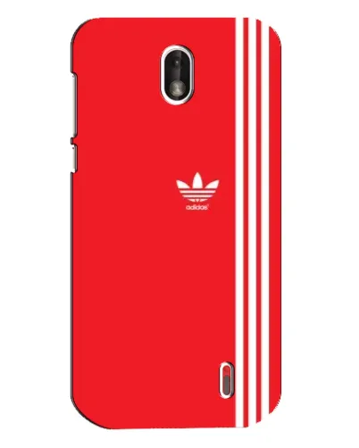 Чехол для Nokia 1 с картинкой «Красный минимализм Adidas» Чехол для Nokia 1 с картинкой «Красный минимализм Adidas»