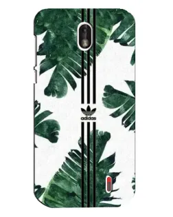 Чехол для Nokia 1 с картинкой «Пальмовые листья адидас»