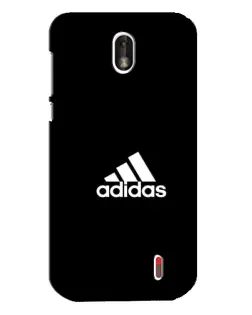 Чехол для Nokia 1 с картинкой «Черная классика Adidas»