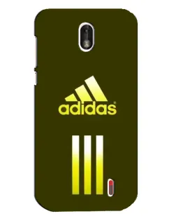 Чехол для Nokia 1 с картинкой «Оливковый градиент Adidas»