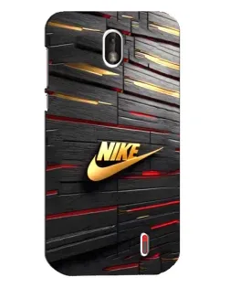 Чохол для Nokia 1 з картинкою «Золотий Nike на металі» Чохол для Nokia 1 з картинкою «Золотий Nike на металі»