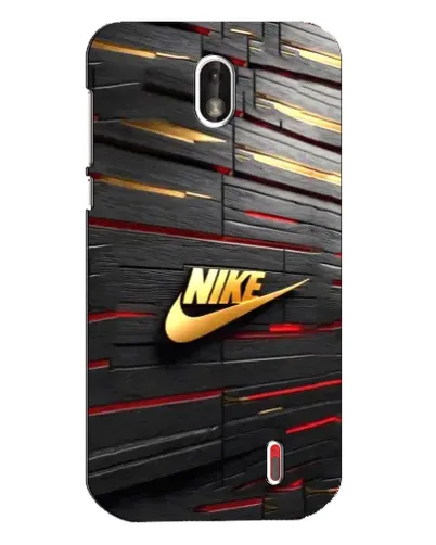 Чохол для Nokia 1 з картинкою «Золотий Nike на металі» Чохол для Nokia 1 з картинкою «Золотий Nike на металі»
