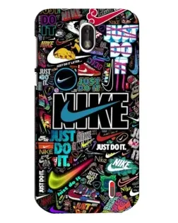 Чохол для Nokia 1 з картинкою «Яскравий колаж Nike» Чохол для Nokia 1 з картинкою «Яскравий колаж Nike»