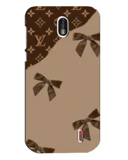 Чохол для Nokia 1 з картинкою «LV — кавовий атлас» Чохол для Nokia 1 з картинкою «LV — кавовий атлас»