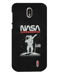 Чохол для Nokia 1 з картинкою «NASA — крокуємо по Місяцю» Чохол для Nokia 1 з картинкою «NASA — крокуємо по Місяцю»