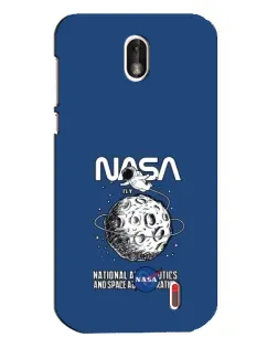 Чохол для Nokia 1 з картинкою «NASA — місячна місія» Чохол для Nokia 1 з картинкою «NASA — місячна місія»