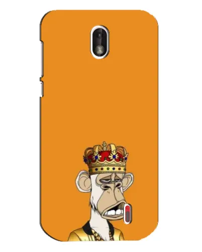 Чехол для Nokia 1 с картинкой «Золотая обезьяна Bored Ape» Чехол для Nokia 1 с картинкой «Золотая обезьяна Bored Ape»