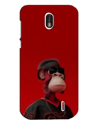 Чехол для Nokia 1 с картинкой «Bored Ape в красном» Чехол для Nokia 1 с картинкой «Bored Ape в красном»