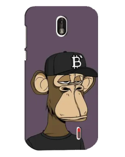 Чехол для Nokia 1 с картинкой «Bored Ape в кепке» Чехол для Nokia 1 с картинкой «Bored Ape в кепке»