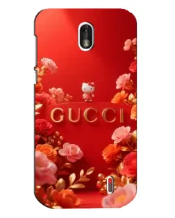 Чехол для Nokia 1 с картинкой «Gucci — золотой сад»