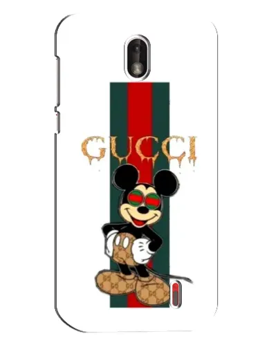 Чехол для Nokia 1 с картинкой «Микки Маус Gucci — полосы» Чехол для Nokia 1 с картинкой «Микки Маус Gucci — полосы»