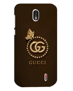 Чехол для Nokia 1 с картинкой «Gucci — золотая бабочка»