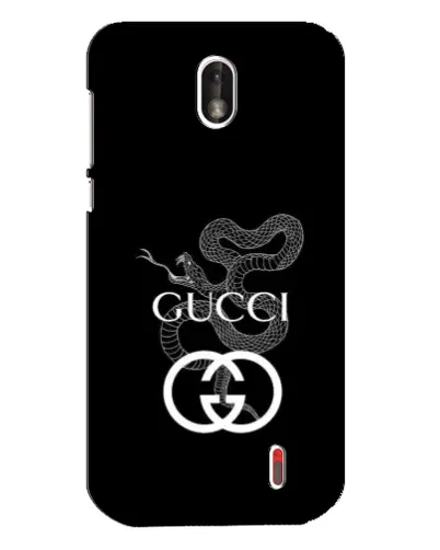 Чехол для Nokia 1 с картинкой «Gucci — серебряная змея» Чехол для Nokia 1 с картинкой «Gucci — серебряная змея»