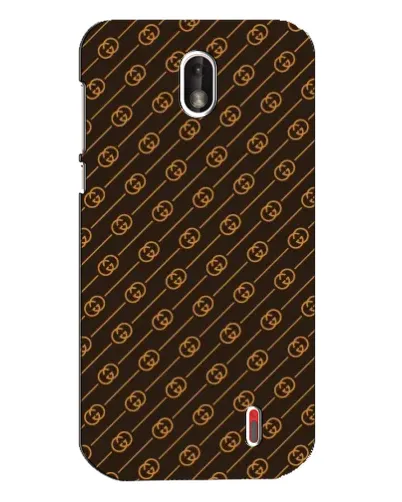 Чехол для Nokia 1 с картинкой «Gucci — золотые диагонали» Чехол для Nokia 1 с картинкой «Gucci — золотые диагонали»