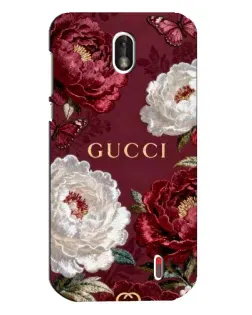 Чехол для Nokia 1 с картинкой «Gucci — бордовые розы» Чехол для Nokia 1 с картинкой «Gucci — бордовые розы»