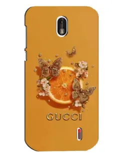 Чехол для Nokia 1 с картинкой «Gucci — золотые бабочки» Чехол для Nokia 1 с картинкой «Gucci — золотые бабочки»