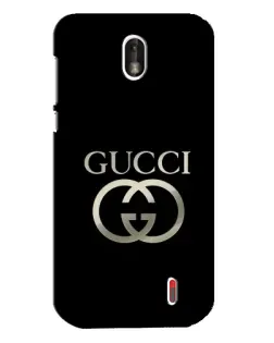 Чехол для Nokia 1 с картинкой «Gucci — золото на черном» Чехол для Nokia 1 с картинкой «Gucci — золото на черном»