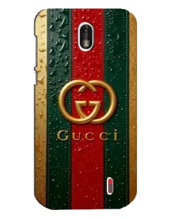 Чехол для Nokia 1 с картинкой «Gucci — фирменная полоса и золото» Чехол для Nokia 1 с картинкой «Gucci — фирменная полоса и золото»