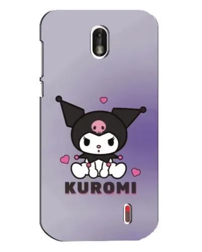 Чехол для Nokia 1 с картинкой «Kuromi — фиолетовый арт» Чехол для Nokia 1 с картинкой «Kuromi — фиолетовый арт»