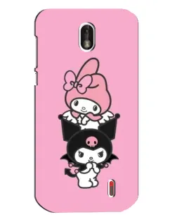 Чохол для Nokia 1 з картинкою «My Melody та Kuromi» Чохол для Nokia 1 з картинкою «My Melody та Kuromi»