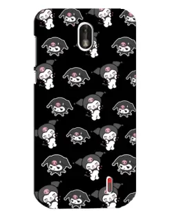 Чохол для Nokia 1 з картинкою «Чорний паттерн Kuromi» Чохол для Nokia 1 з картинкою «Чорний паттерн Kuromi»