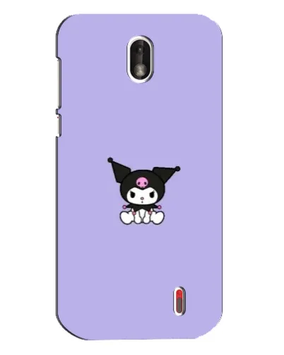Чехол для Nokia 1 с картинкой «Kuromi — фиолетовый минимализм» Чехол для Nokia 1 с картинкой «Kuromi — фиолетовый минимализм»