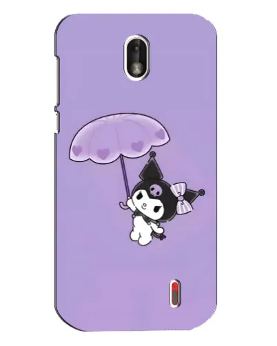Чехол для Nokia 1 с картинкой «Kuromi с зонтиком» Чехол для Nokia 1 с картинкой «Kuromi с зонтиком»