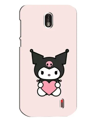 Чехол для Nokia 1 с картинкой «Kuromi и сердце» Чехол для Nokia 1 с картинкой «Kuromi и сердце»