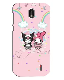 Чохол для Nokia 1 з картинкою «My Melody та Kuromi» Чохол для Nokia 1 з картинкою «My Melody та Kuromi»