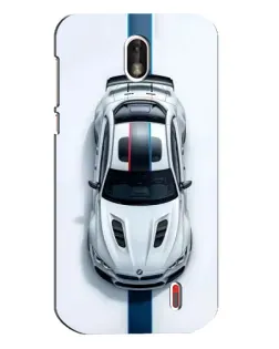 Чехол для Nokia 1 с картинкой «Вид сверху — BMW M»