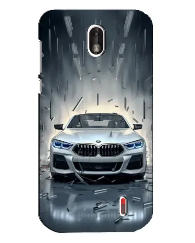 Чехол для Nokia 1 с картинкой «BMW в свете фар» Чехол для Nokia 1 с картинкой «BMW в свете фар»