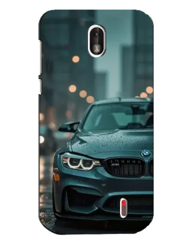 Чехол для Nokia 1 с картинкой «BMW в огнях города» Чехол для Nokia 1 с картинкой «BMW в огнях города»