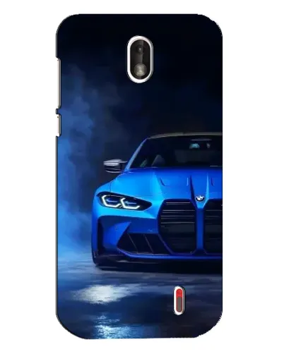 Чехол для Nokia 1 с картинкой «Голубая BMW M4» Чехол для Nokia 1 с картинкой «Голубая BMW M4»
