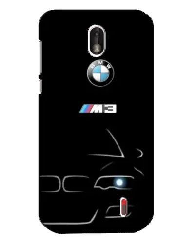 Чехол для Nokia 1 с картинкой «Минималистичный принт BMW M3» Чехол для Nokia 1 с картинкой «Минималистичный принт BMW M3»
