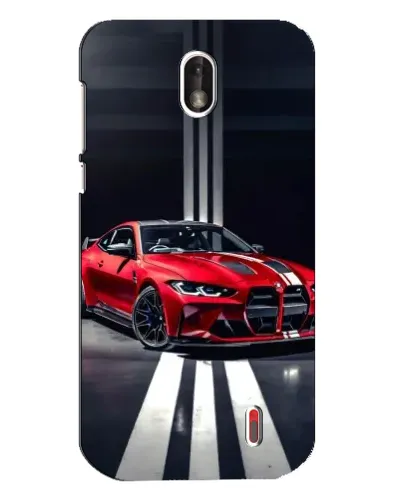 Чехол для Nokia 1 с картинкой «Красная BMW на дороге» Чехол для Nokia 1 с картинкой «Красная BMW на дороге»