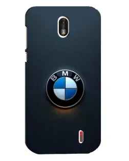 Чехол для Nokia 1 с картинкой «Логотип BMW — минимализм»